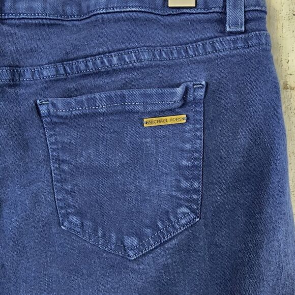Michael Kors Bermuda Denim Shorts Blue Size 14 - Picture 7 of 9
